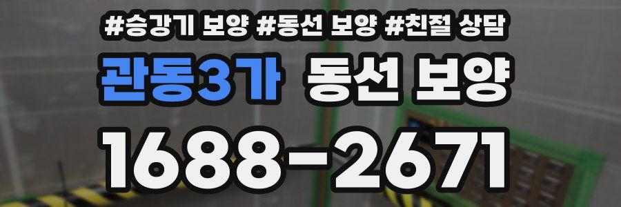 관동3가 동선 보양