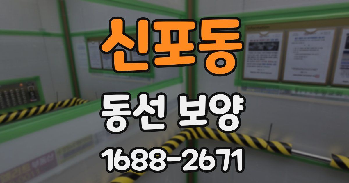 신포동 동선 보양