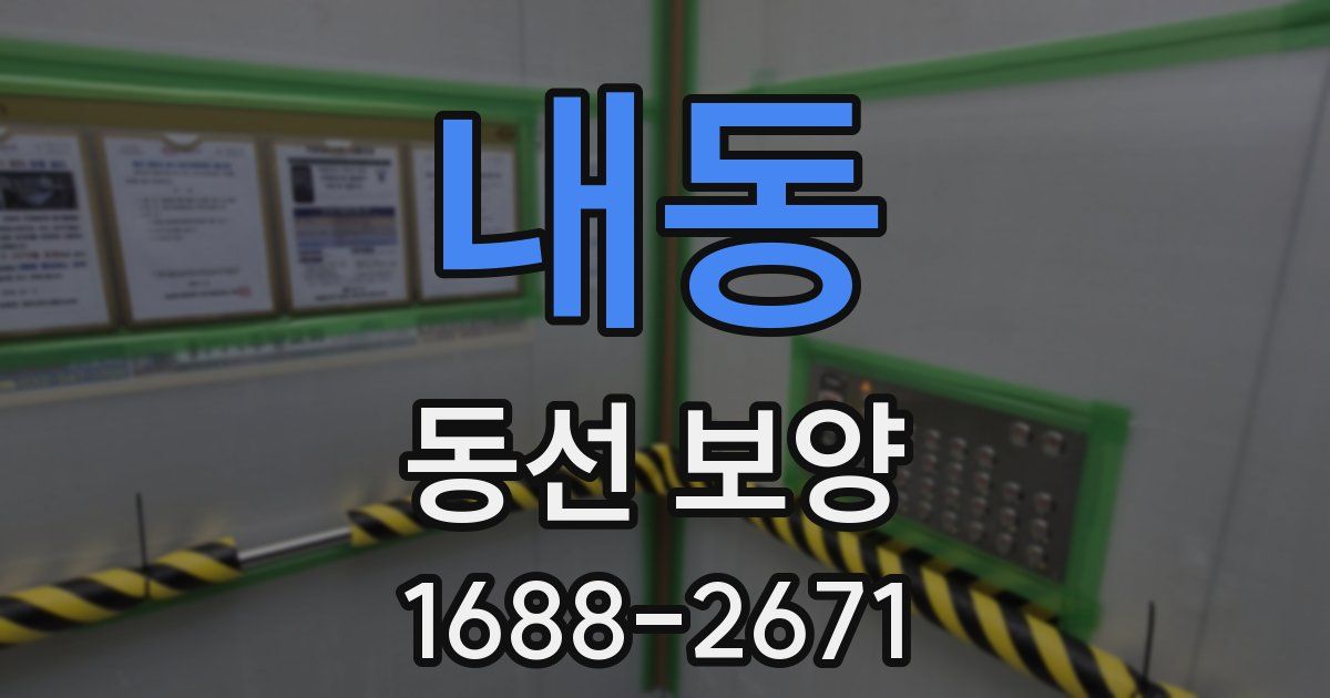 내동 동선 보양