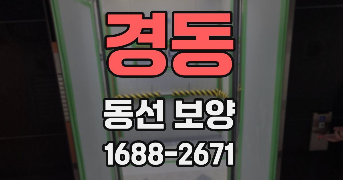 경동 동선 보양