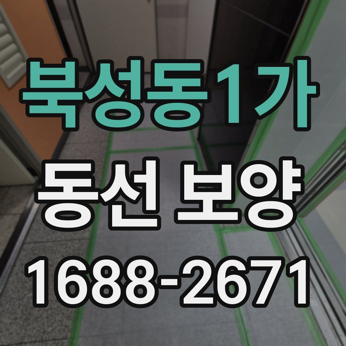 북성동1가 동선 보양 과정에서 생길 수 있는 문제와 대응