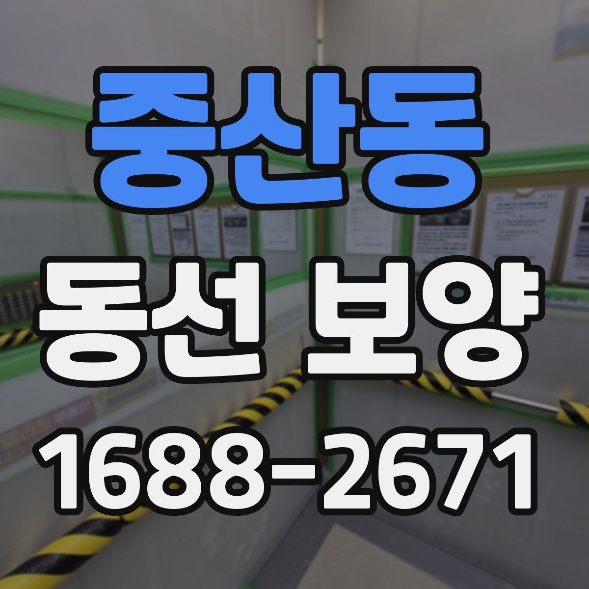중산동 동선 보양 계획 수립부터 마감까지의 흐름
