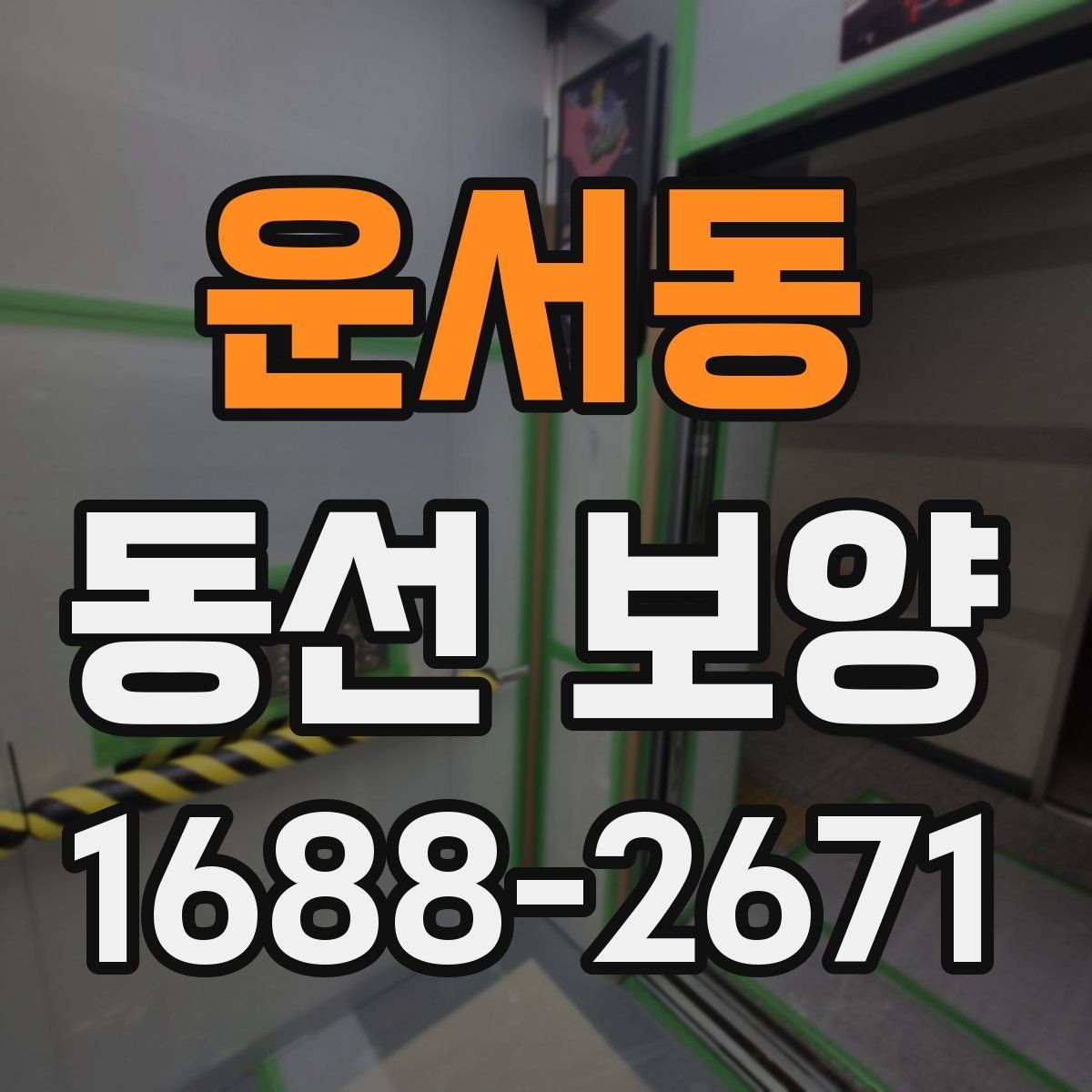 운서동 동선 보양 작업 순서와 준비 단계