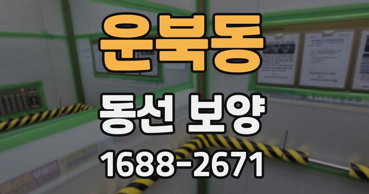 운북동 동선 보양