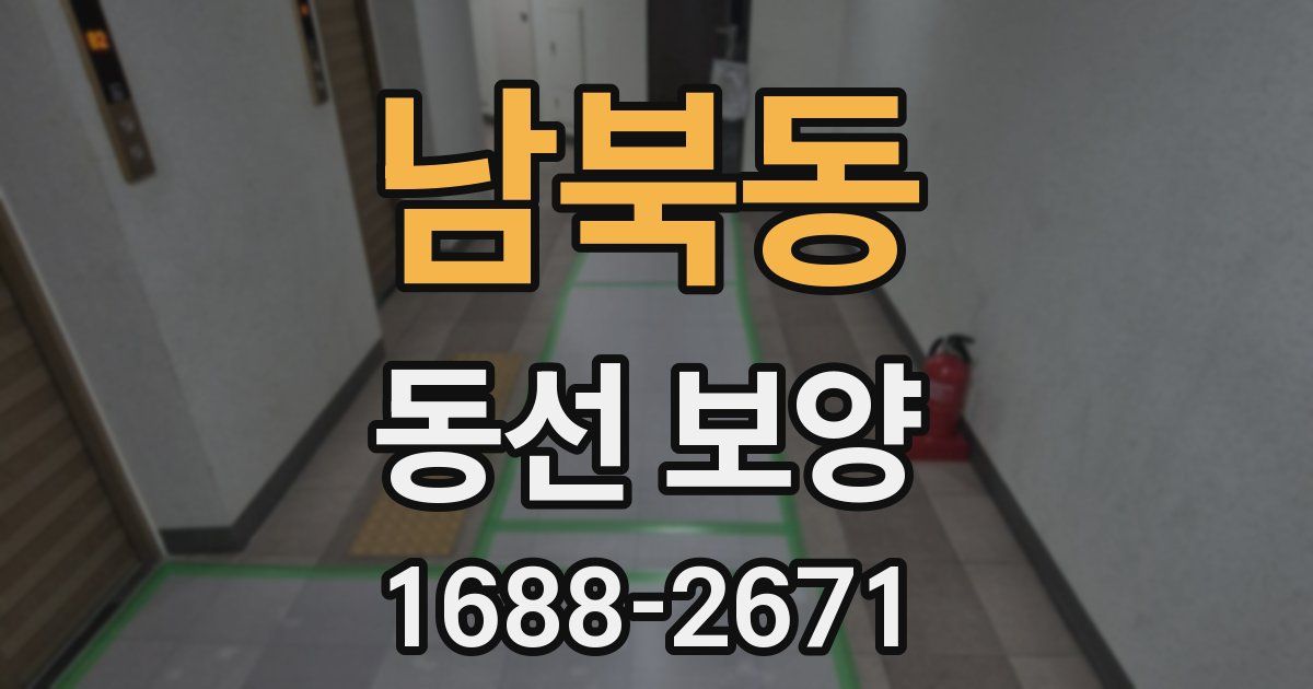 남북동 동선 보양