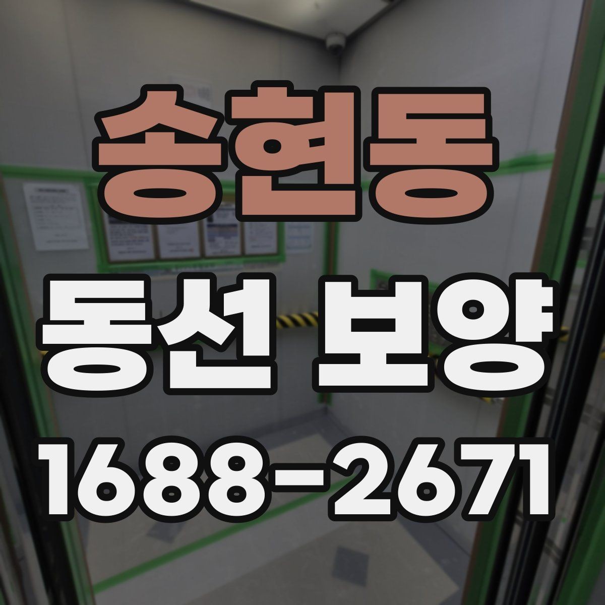 송현동 동선 보양 시공 후 관리가 중요한 이유
