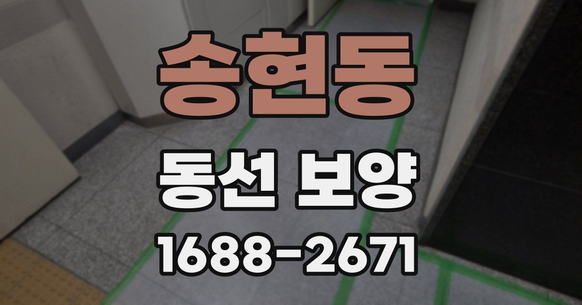 송현동 동선 보양