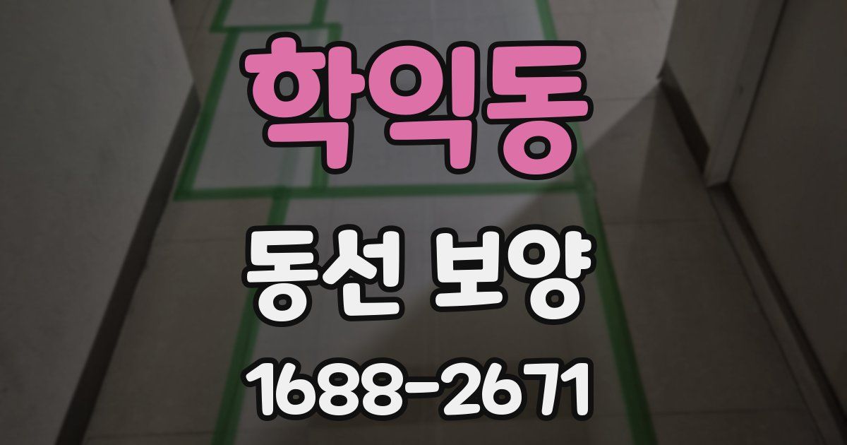 학익동 동선 보양