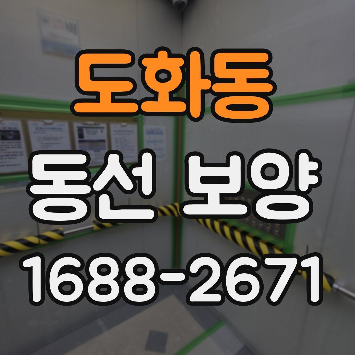 도화동 동선 보양 작업을 진행할 때 주의할 점