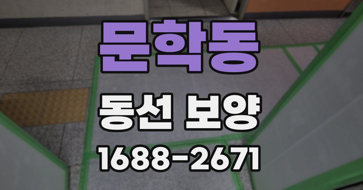 문학동 동선 보양