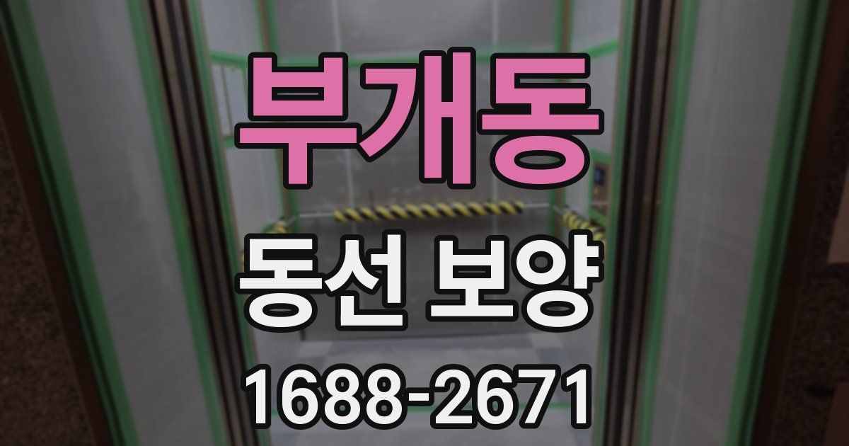 부개동 동선 보양