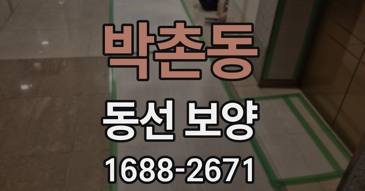박촌동 동선 보양