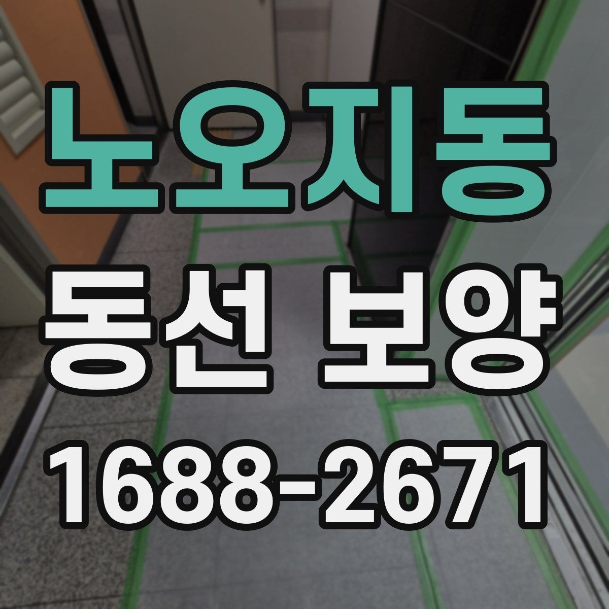 노오지동 동선 보양 작업에서 품질 차이를 만드는 요인