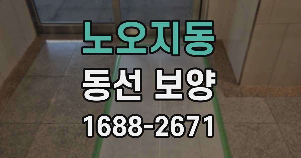 노오지동 동선 보양