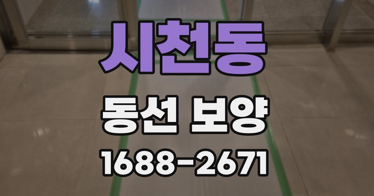 시천동 동선 보양