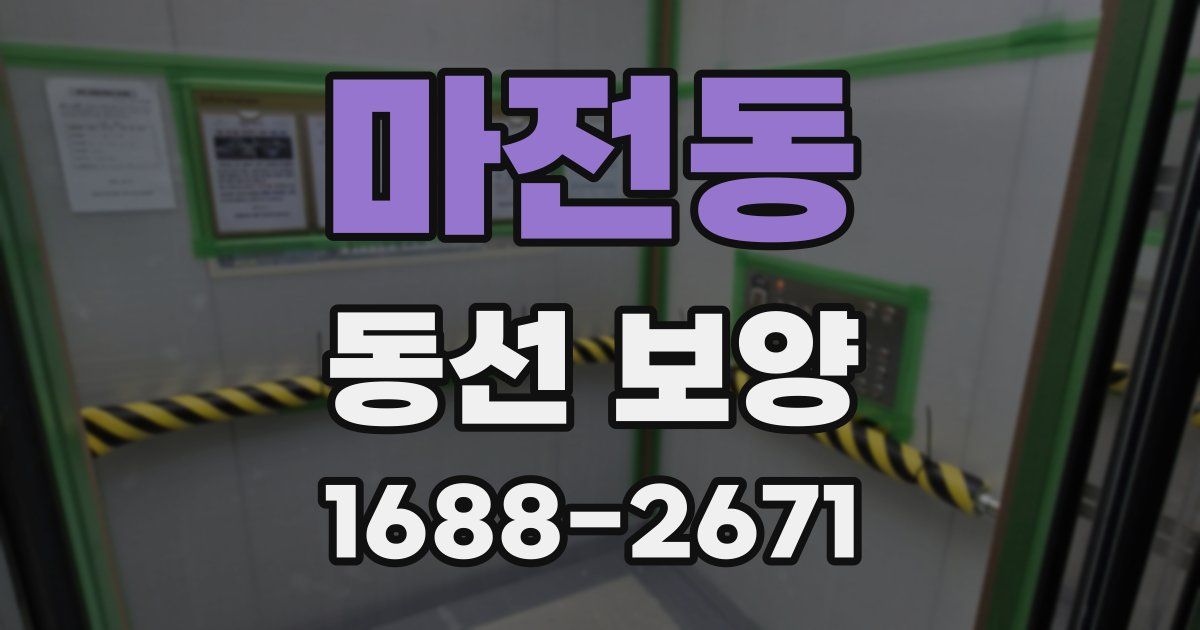 마전동 동선 보양