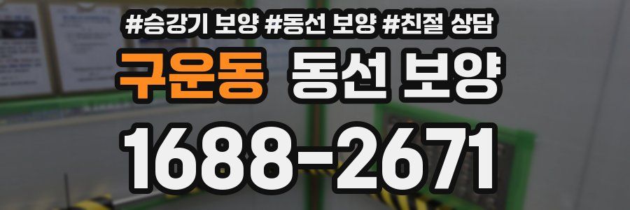 구운동 동선 보양