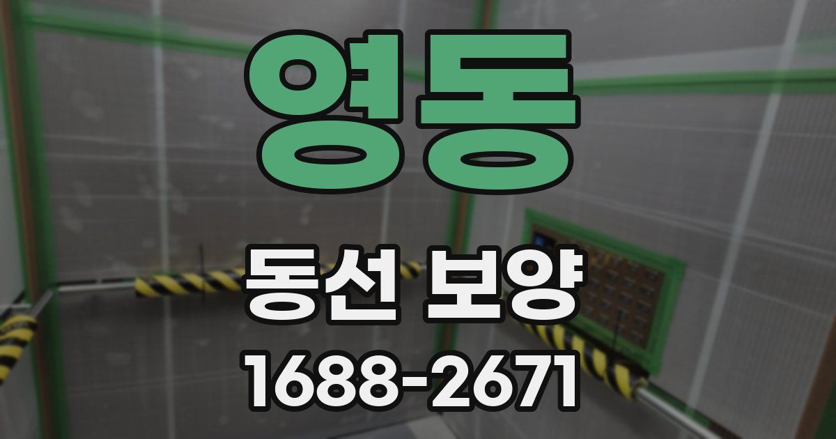 영동 동선 보양