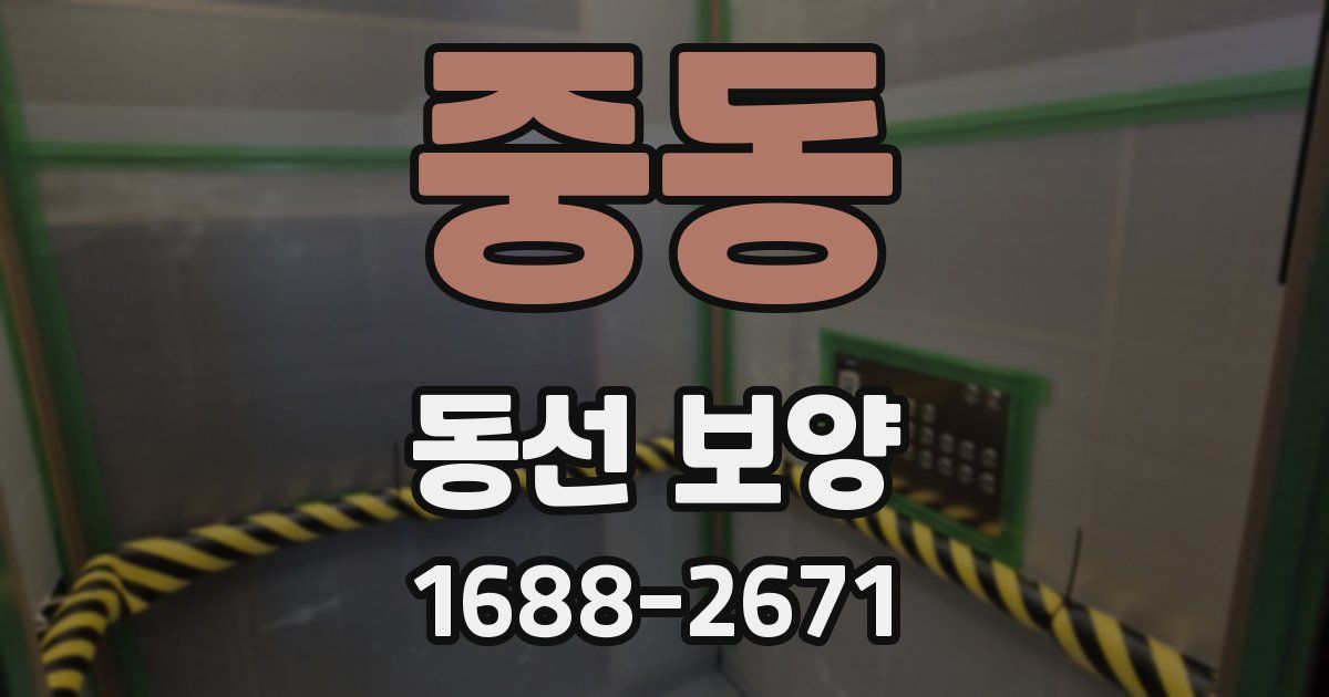 중동 동선 보양