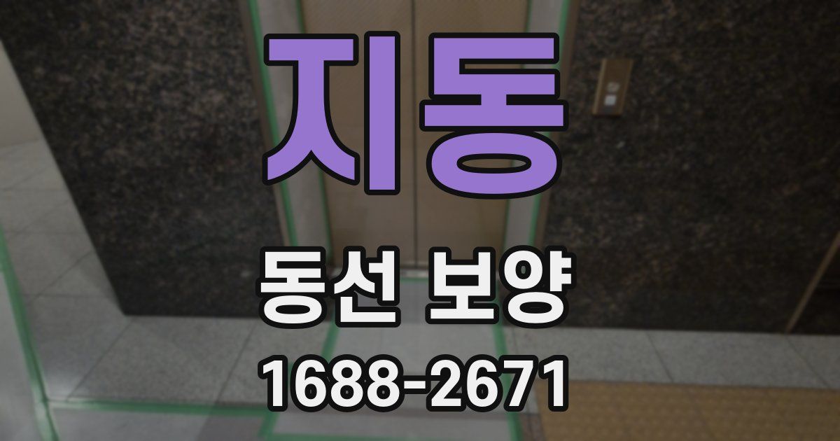 지동 동선 보양