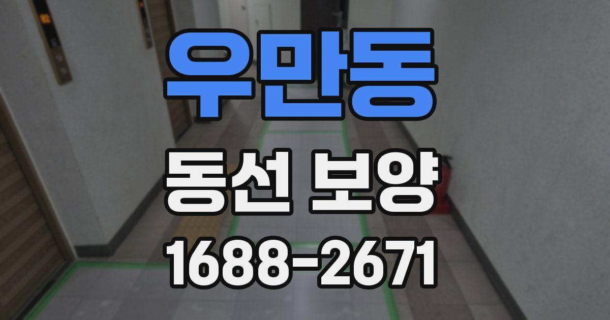 우만동 동선 보양