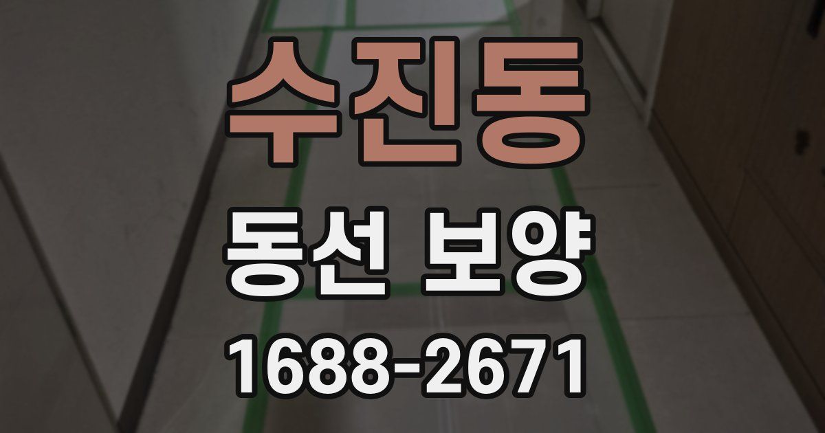 수진동 동선 보양