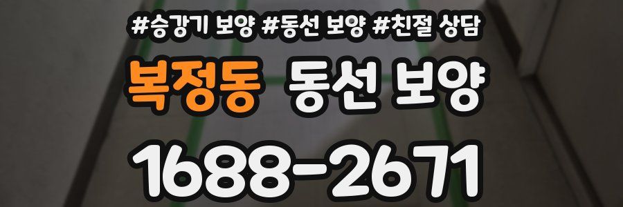 복정동 동선 보양