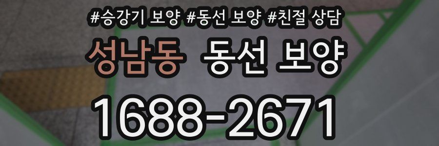 성남동 동선 보양