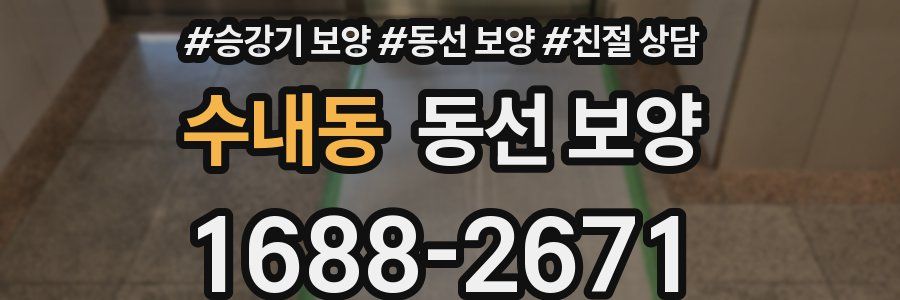 수내동 동선 보양