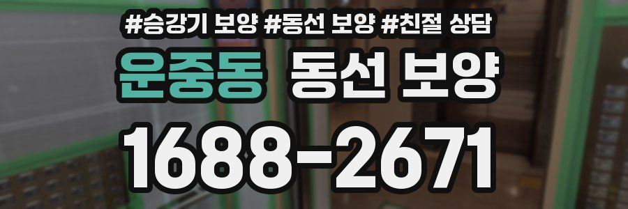 운중동 동선 보양