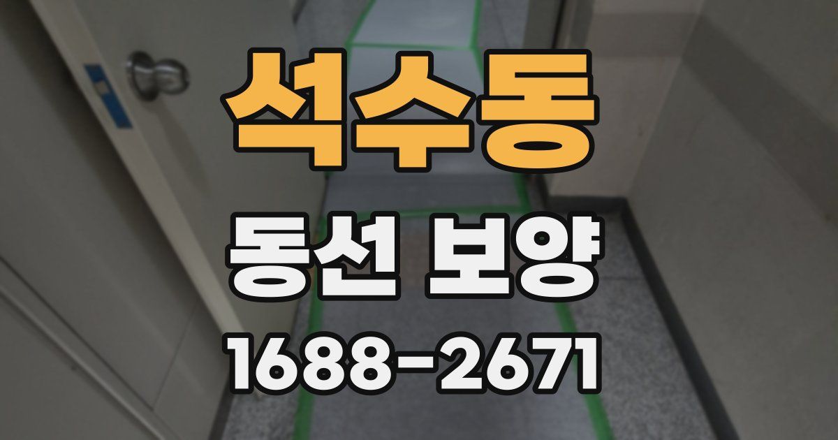 석수동 동선 보양