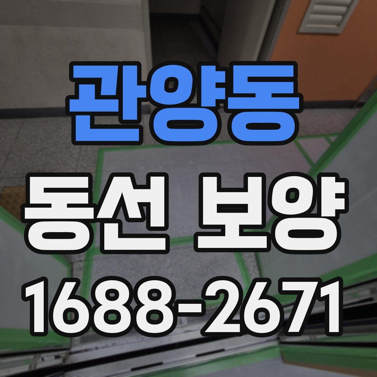 관양동 동선 보양 시공 전후로 달라지는 관리 방식