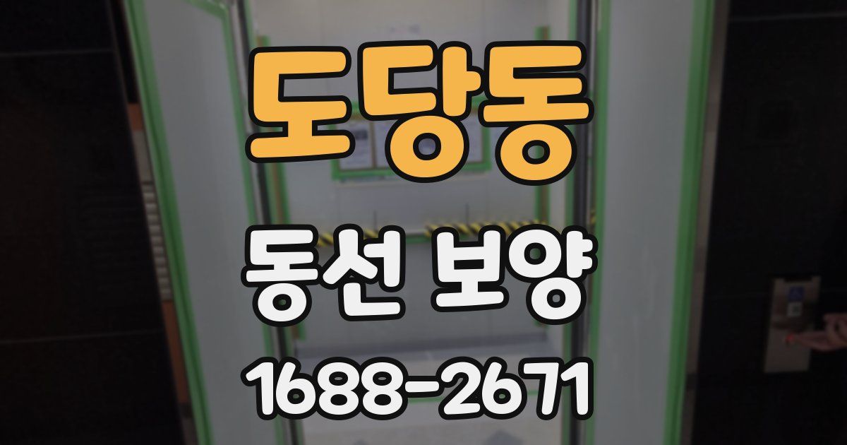 도당동 동선 보양