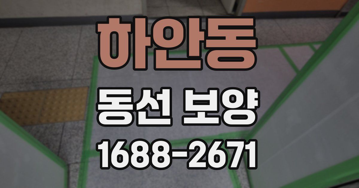하안동 동선 보양
