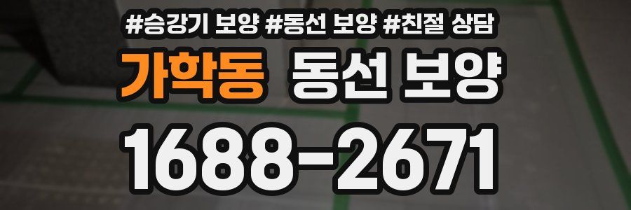 가학동 동선 보양