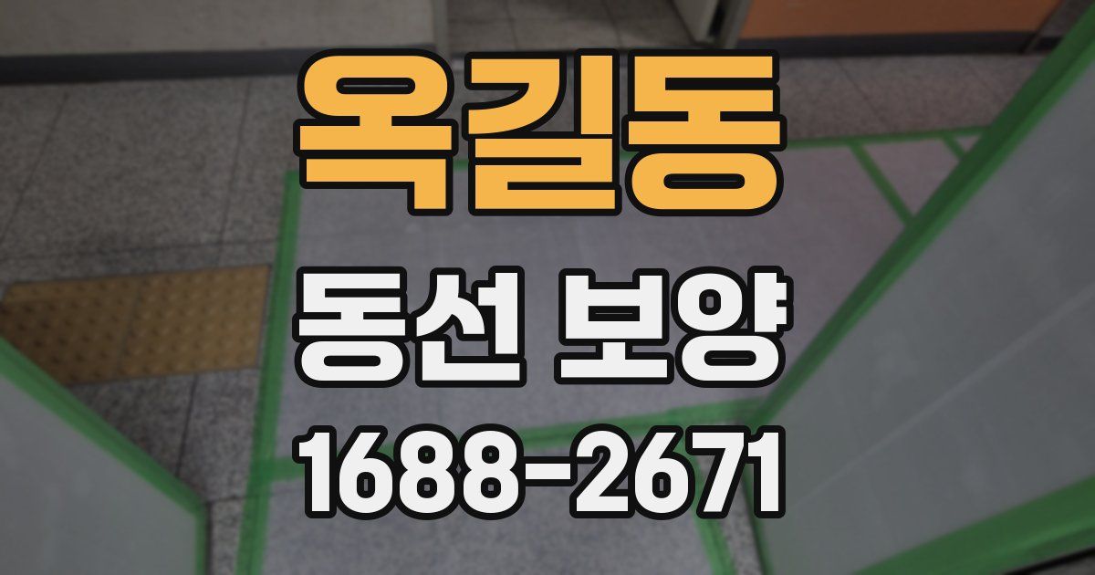 옥길동 동선 보양