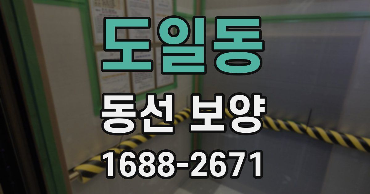 도일동 동선 보양