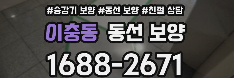 이충동 동선 보양