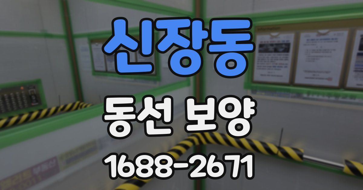 신장동 동선 보양