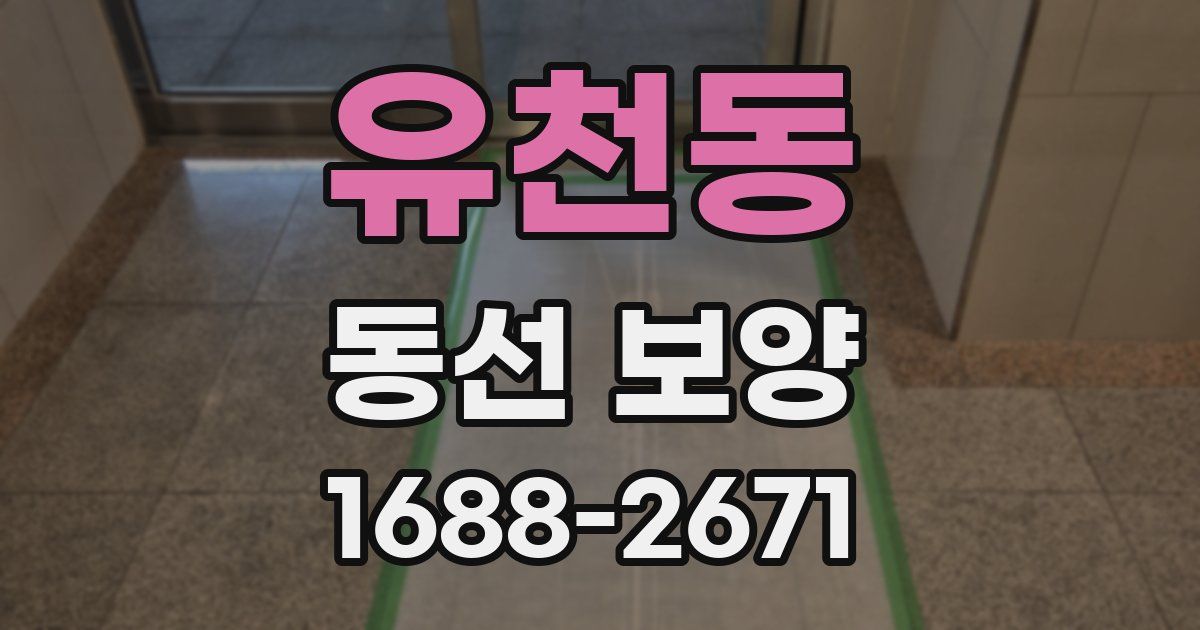유천동 동선 보양