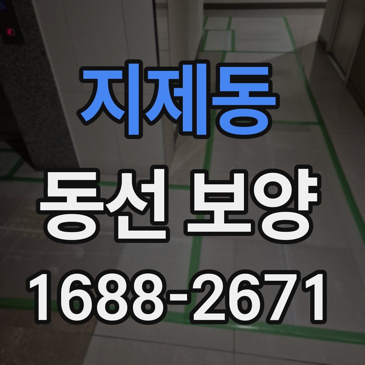 지제동 동선 보양 현장 적용 사례와 작업 노하우