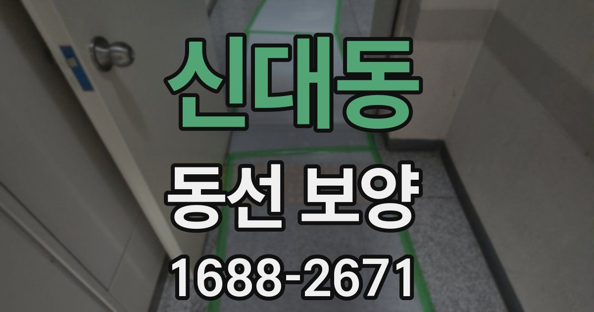 신대동 동선 보양