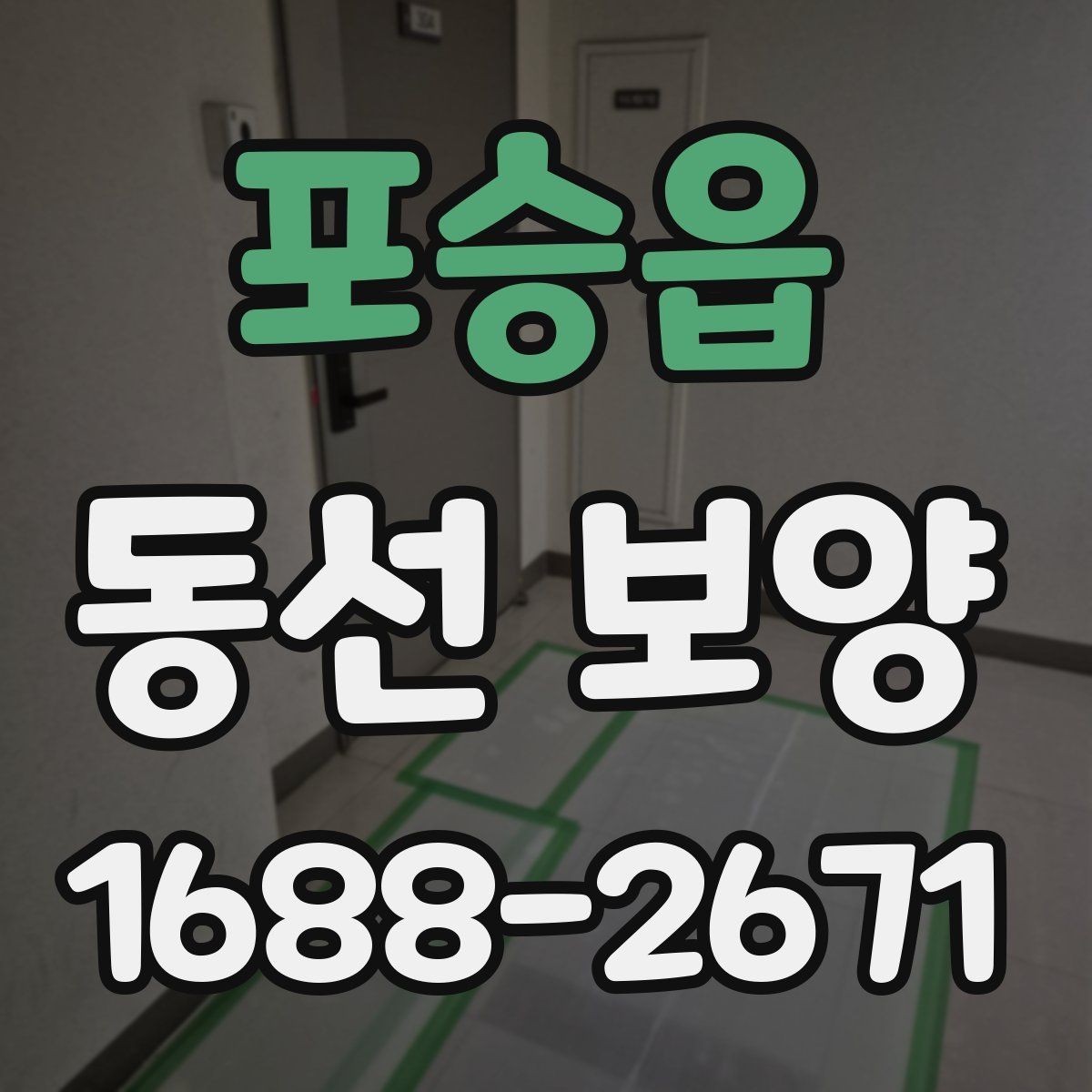 포승읍 동선 보양 적용 범위를 정하는 실무 기준