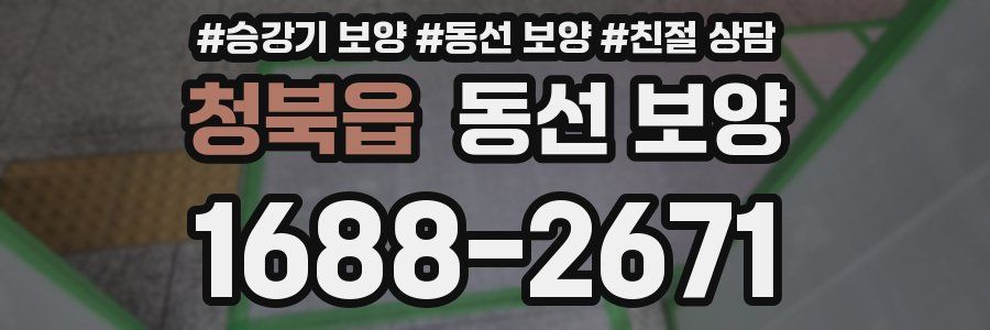 청북읍 동선 보양