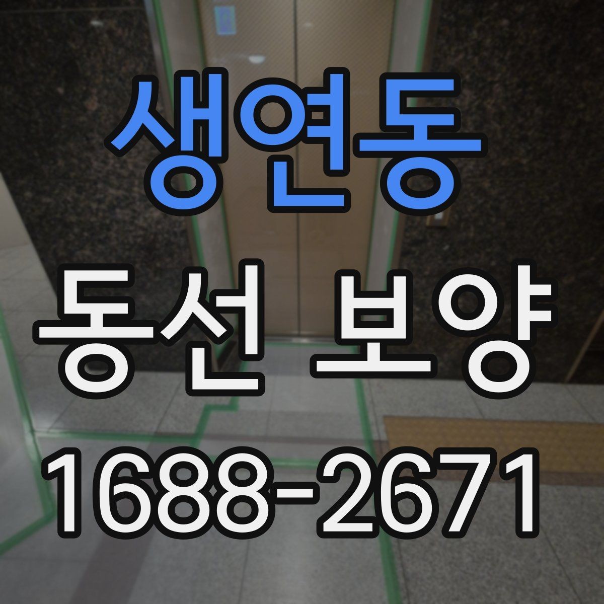 생연동 동선 보양 비용 견적을 볼 때 확인할 항목