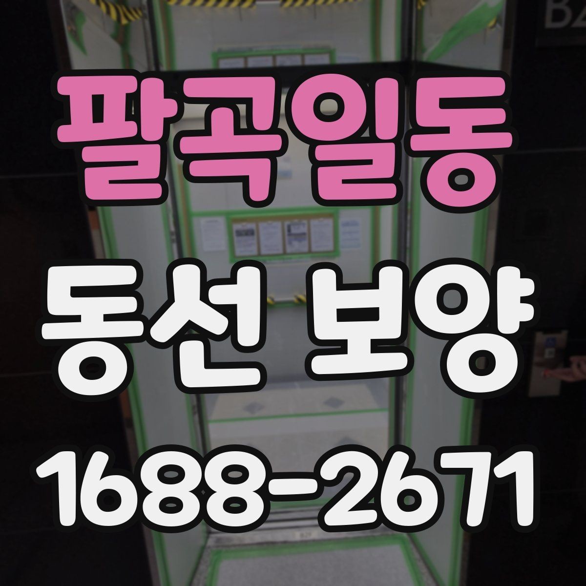 팔곡일동 동선 보양 공사 전에 미리 확인할 부분