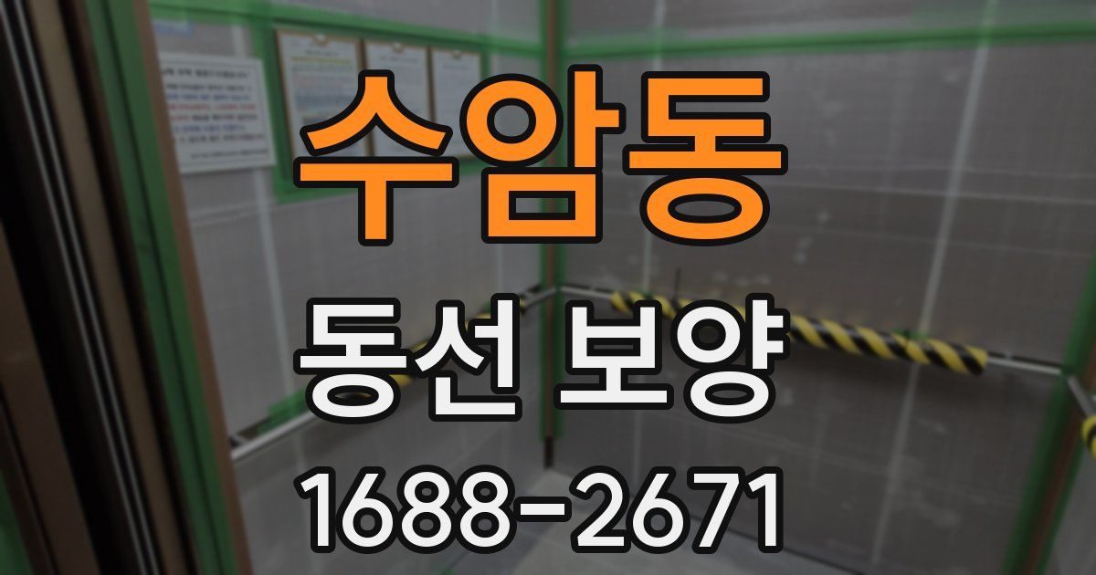 수암동 동선 보양