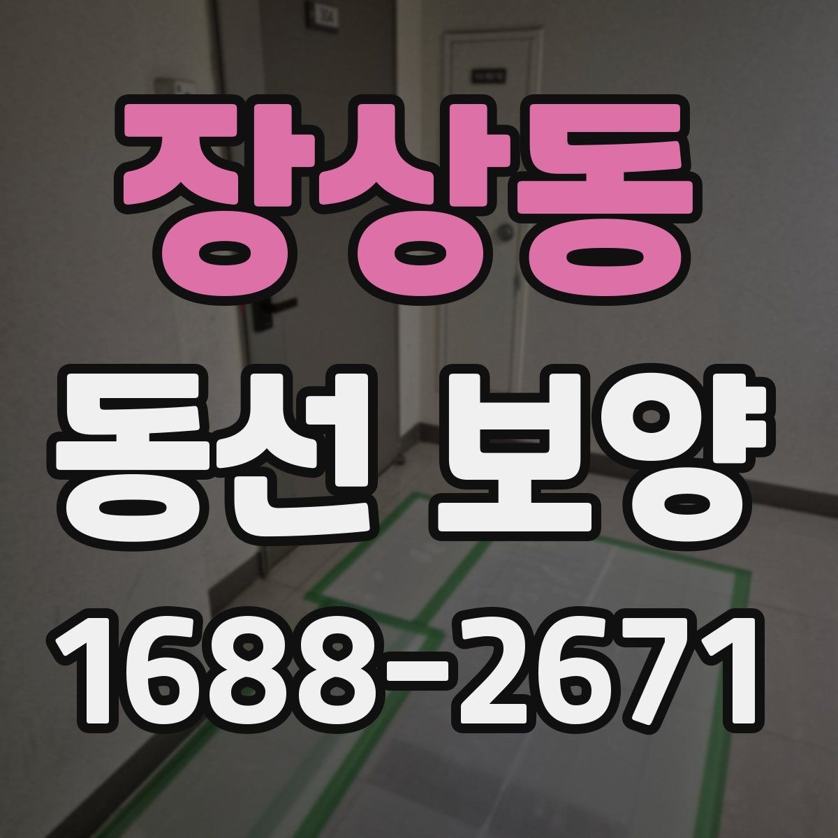 장상동 동선 보양 시공 사례로 보는 준비 포인트