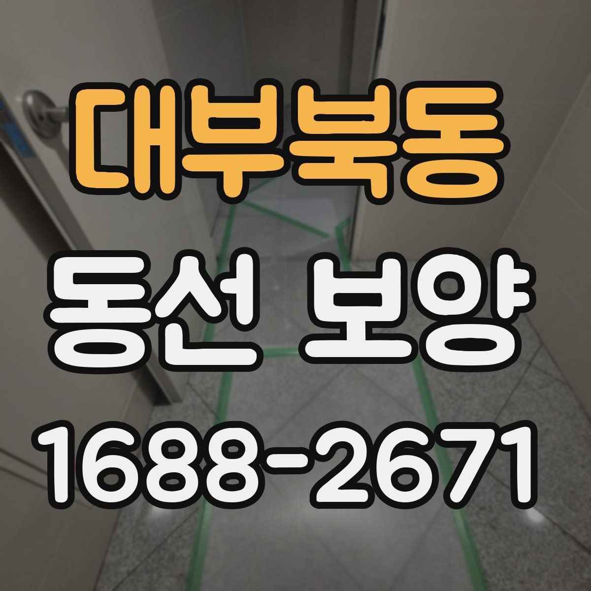 대부북동 동선 보양 시공 전 확인할 점