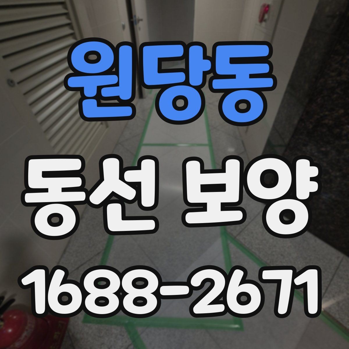 원당동 동선 보양 시공 전 체크리스트와 준비물